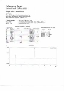 CBN Isolate Lab Test